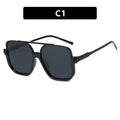Double Beam Lower Half-Frame Sunglasses