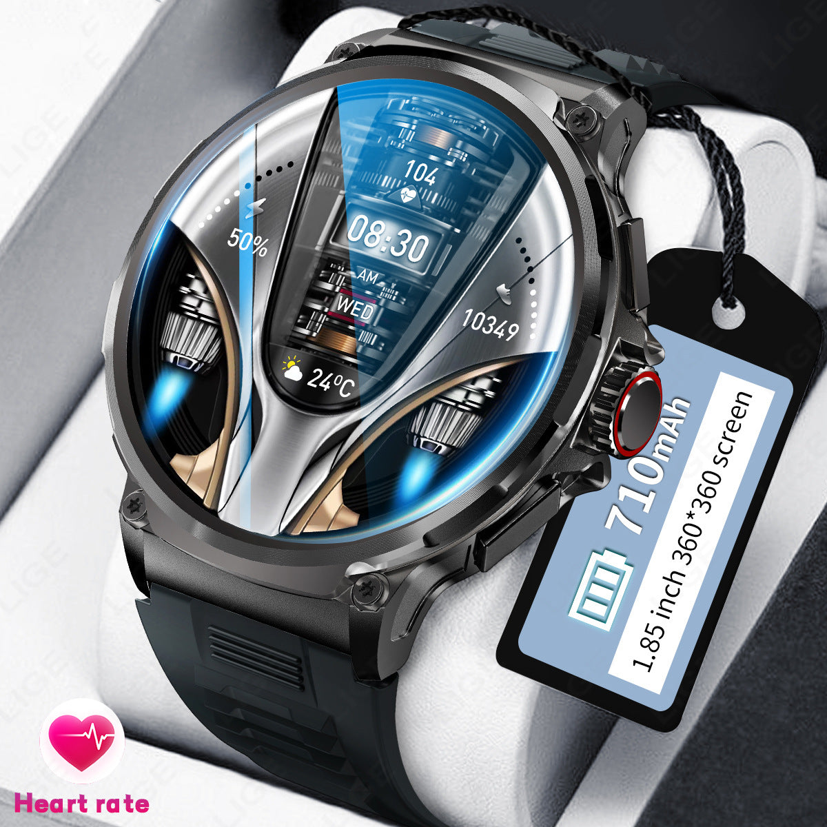 Smart Watch 1.85inch Smart Reminder