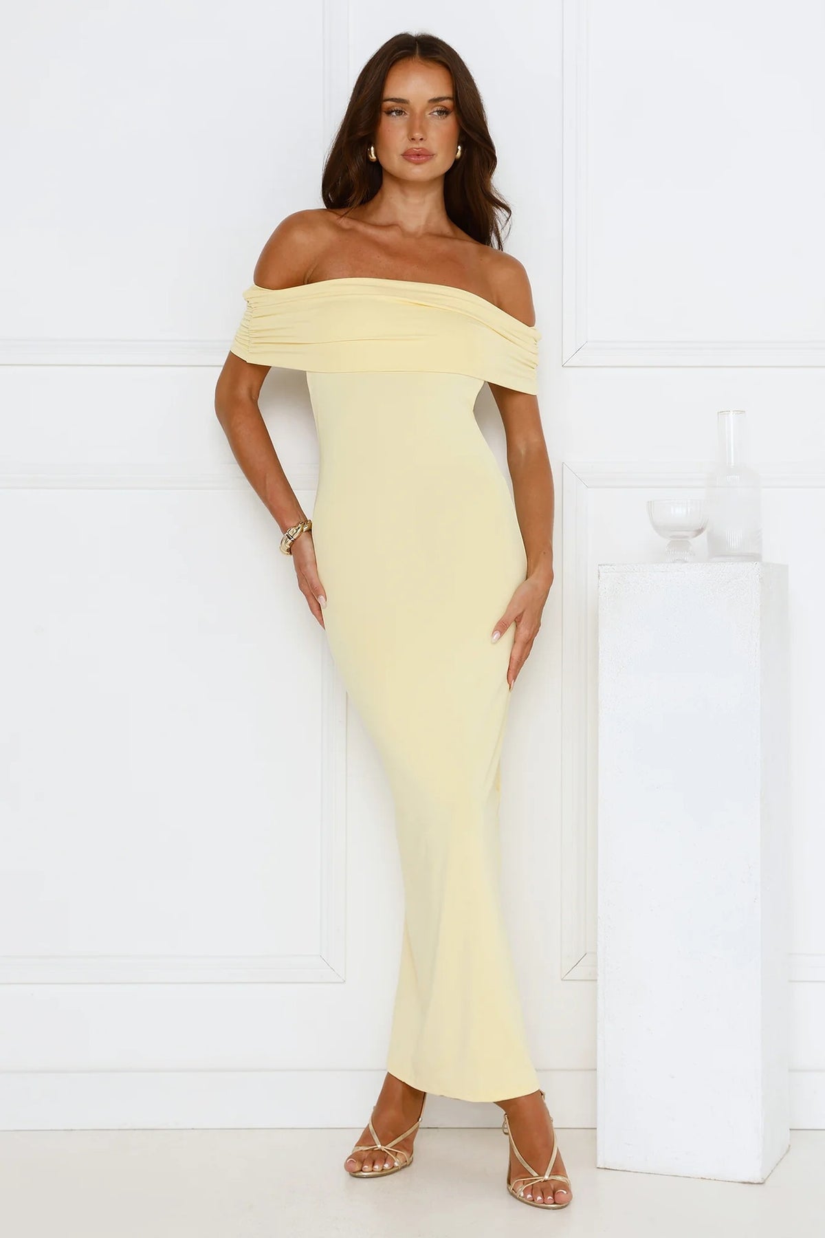 Women's One-Shoulder Backless Bodycon Long Dress