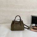 Retro Suede Crossbody Bag with Adjustable Strap