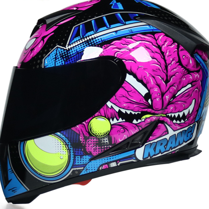 Jiekai Dual Lens Full Face Bicycle Helmet