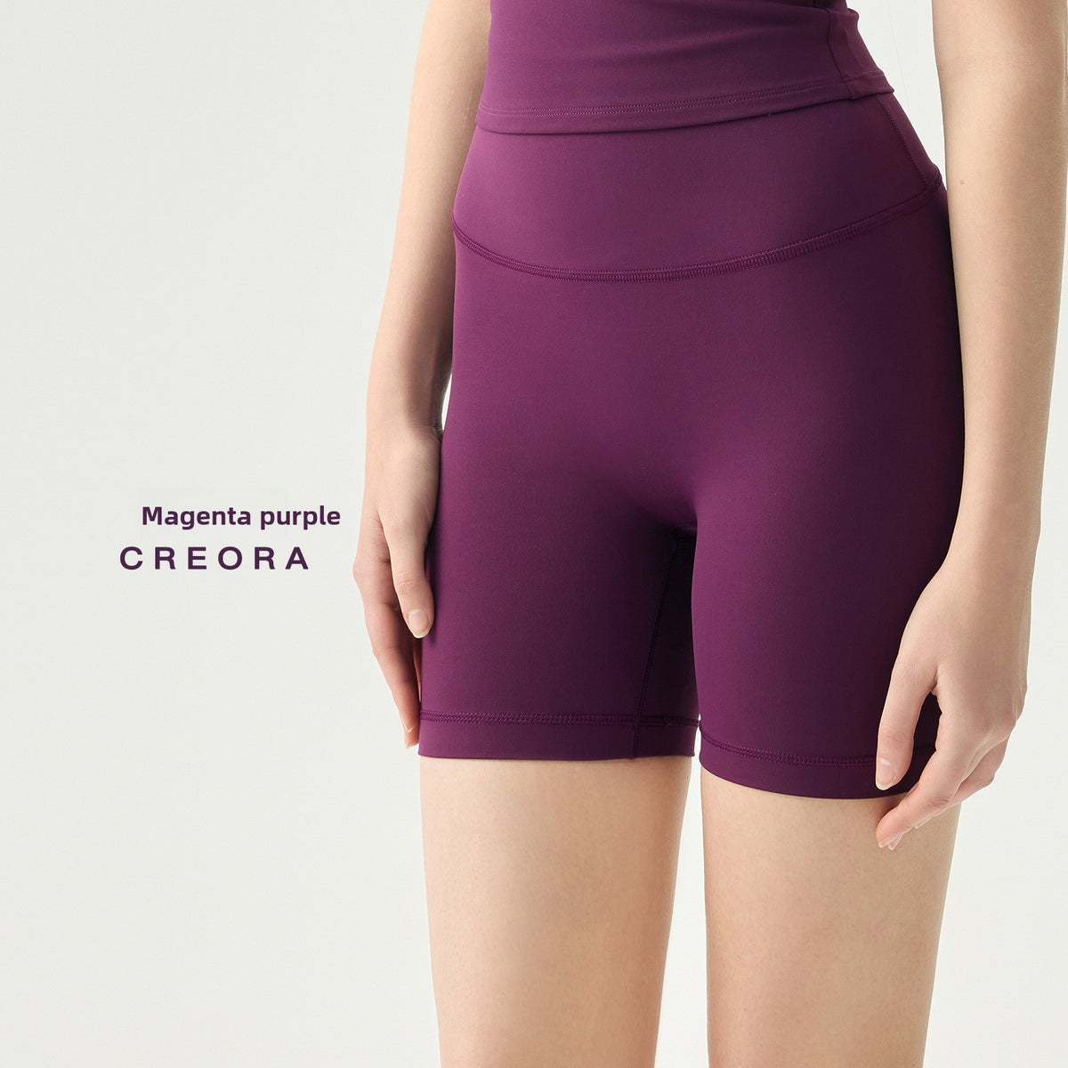 High-Waisted Seamless Yoga Shorts
