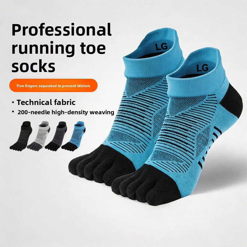 Coolmax Breathable Five-Toe Sports Socks