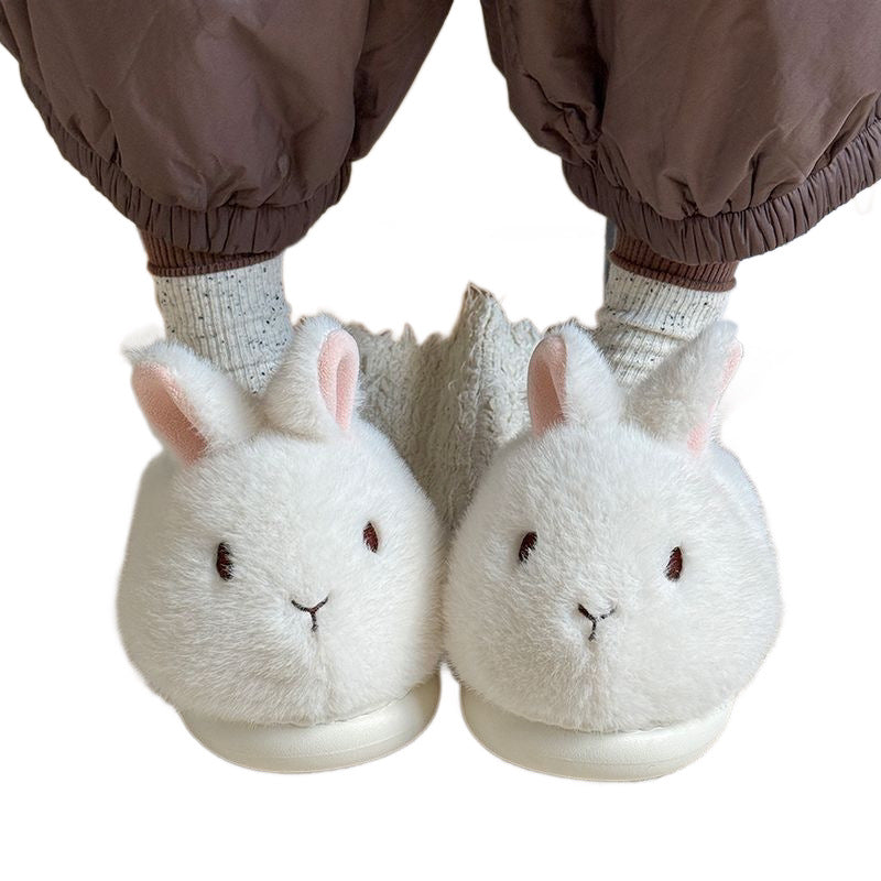 Women's winter indoor soft-soled warm plush slippers
