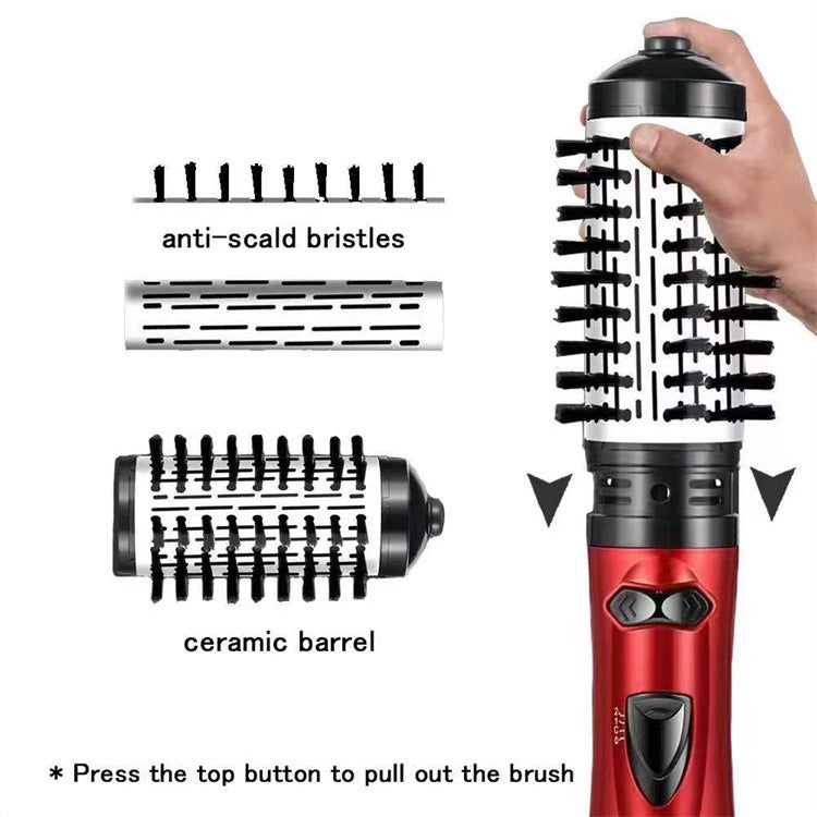 Automatic Hair Styler Comb with Curling Straightening and Blow Drying Functions