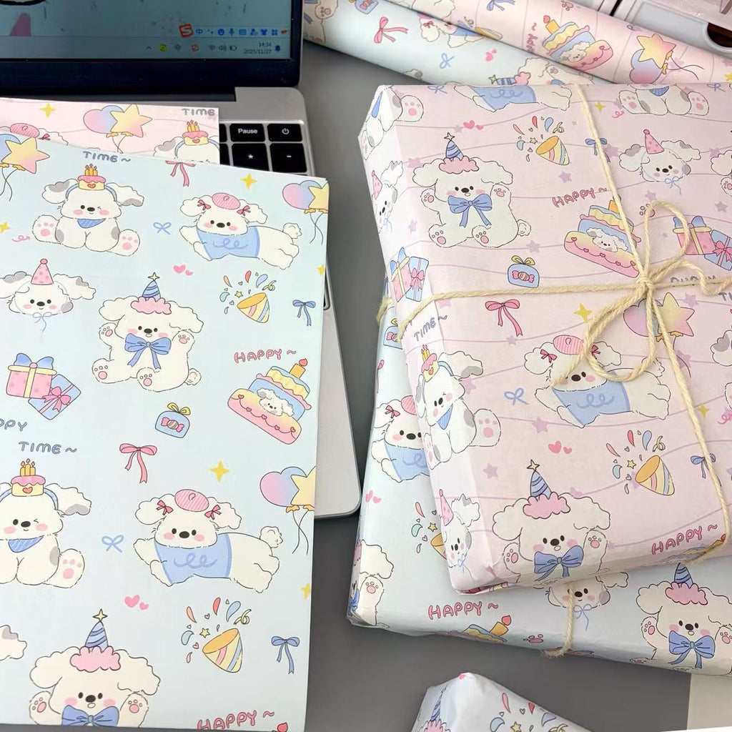 gift wrapping paper
