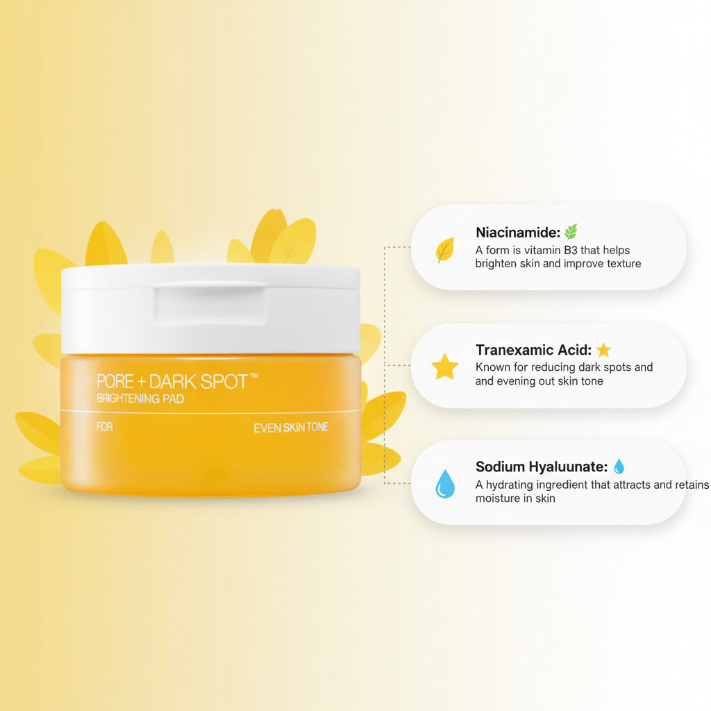 Hyaluronic Acid Brightening Cotton Pads