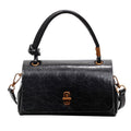 Oil-Waxed Leather Crossbody Shoulder Bag