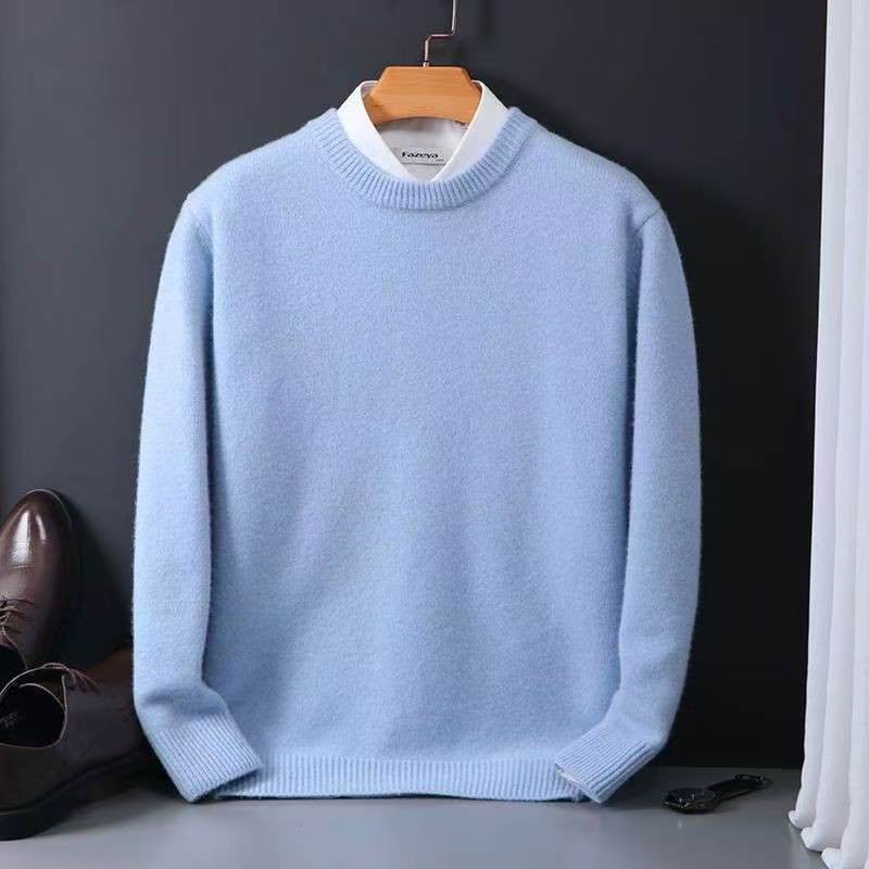 Men Round Neck Knitted Sweater