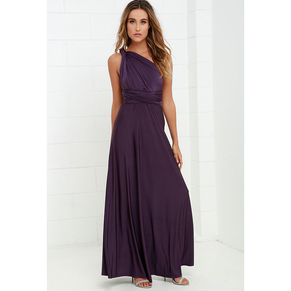 Womens Bandage Backless Bodycon Maxi Dress