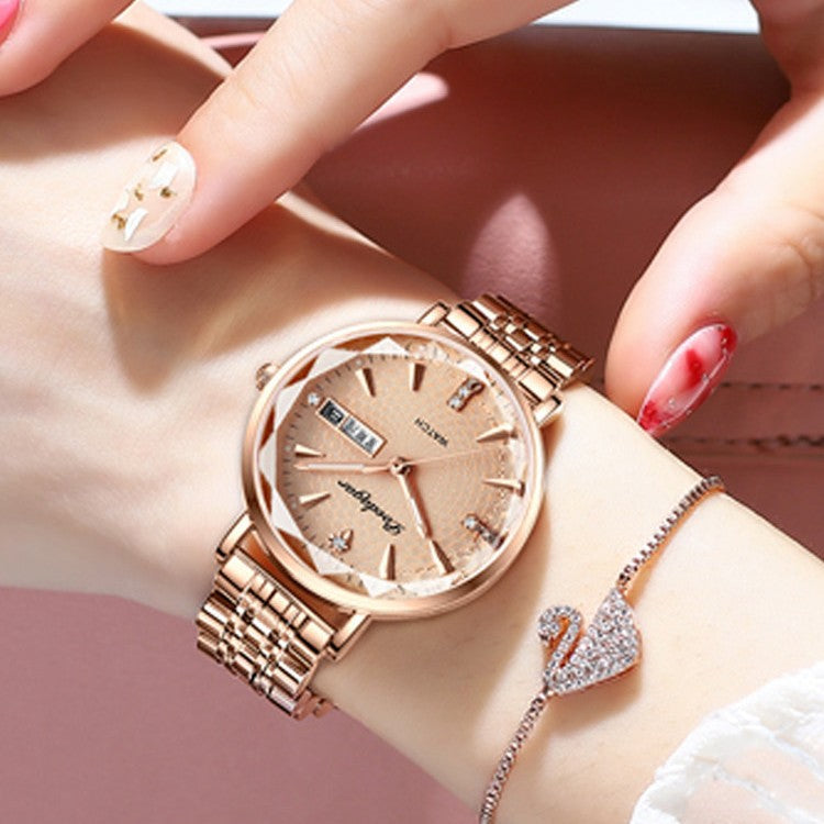 Waterproof luminous women?s watch