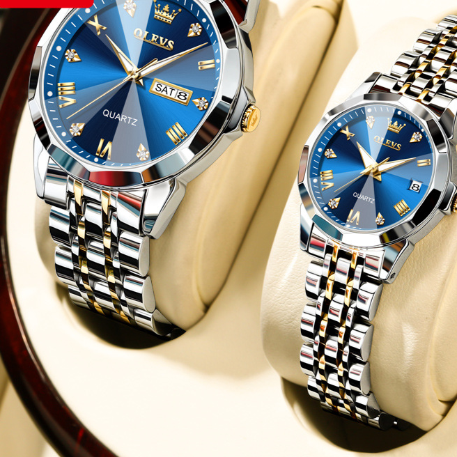 Quartz couple watches