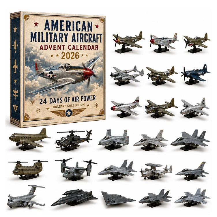 Aircraft Series Blind Box Advent Calendar Christmas Toy