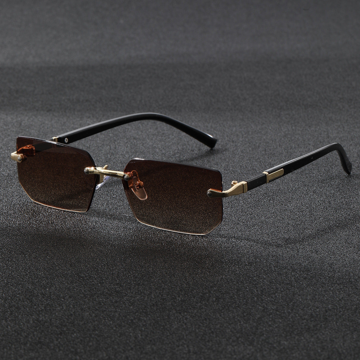 Frameless Metal Sunglasses UV400 Protection