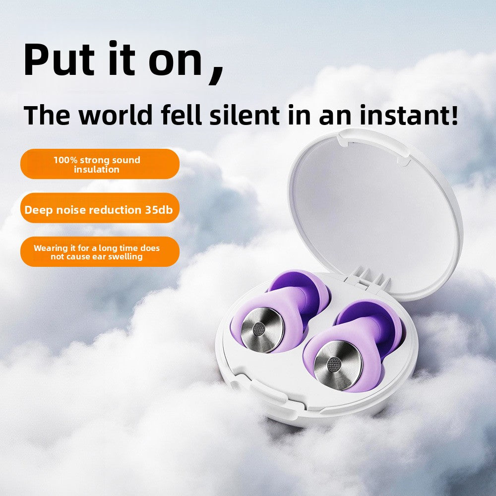 Silicone Noise Reduction Sleep Earplugs
