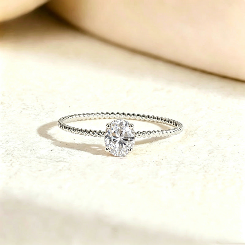 Natural Birthstone Gemsterling Silver Ring