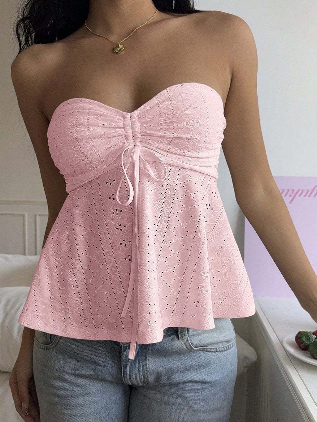Womens Slim Fit Sleeveless Tube Top