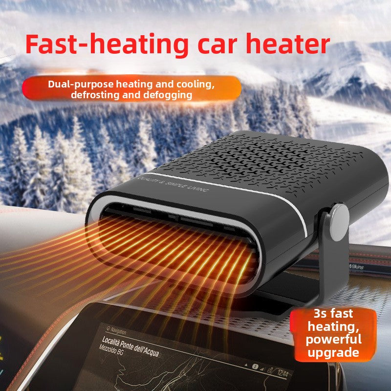 Portable 12V/24V Car Heater Fan, 150W Windshield Defroster and Demister