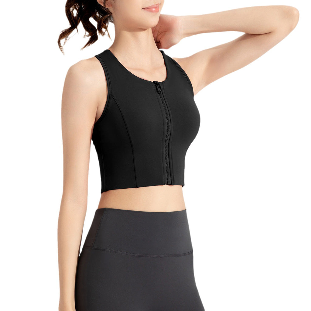 Antibacterial Sports Vest with Chest Support