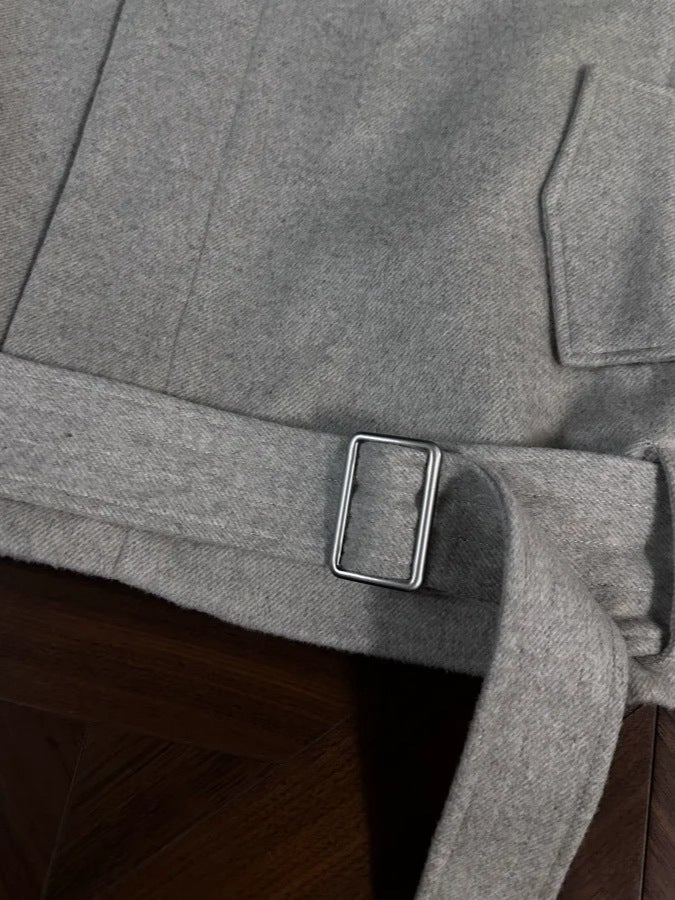 Men's Stand Collar Zip-Up Retro Polyester Jacket
