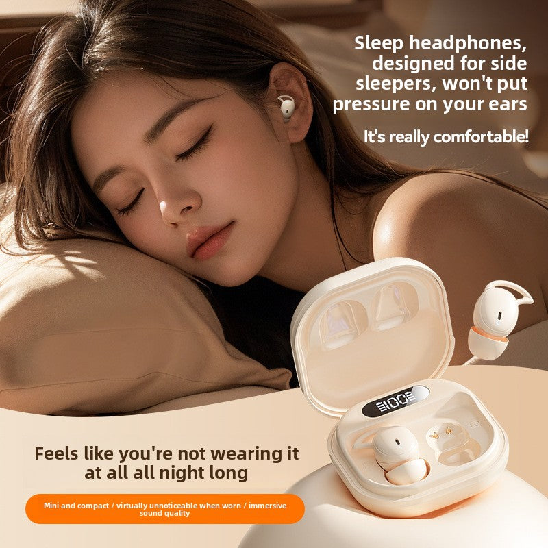 In-ear noise-cancelling wireless sleep Bluetooth headphones