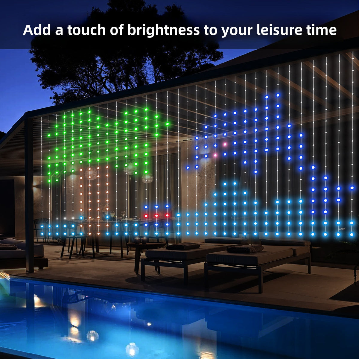 LED curtain lamp