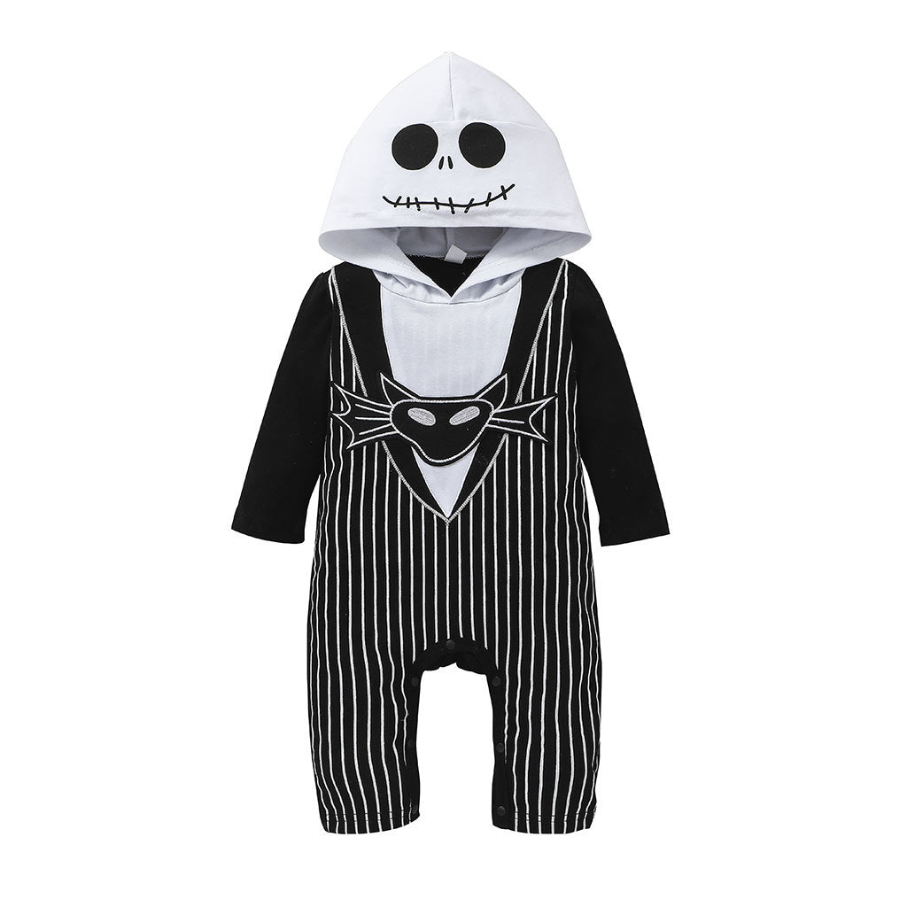Baby Skeleton Hooded Jumpsuit