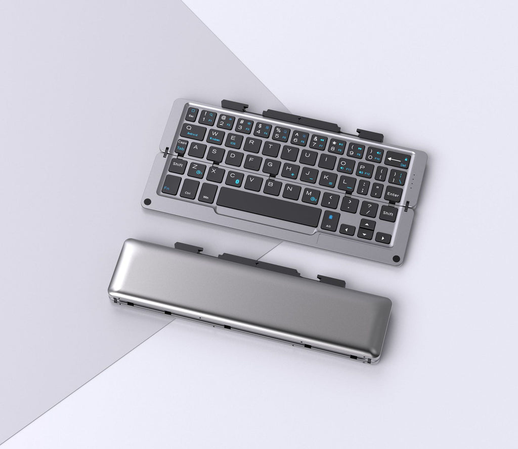 Folding Bluetooth Keyboard Ultra-thin Mini Wireless Mobile Phone Computer Tablet