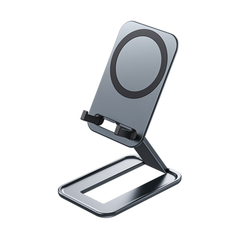 Magsafe Magnetic Phone Stand Foldable Portable Metal Desktop Holder for iPad Tablet
