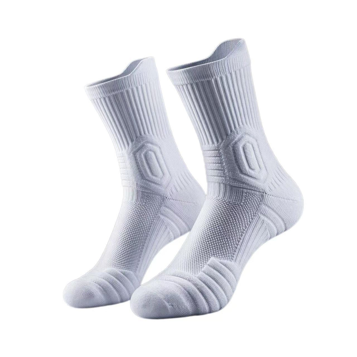 Extra Thick High Tube Mens Terry Cushioned Anti Slip Sports Socks