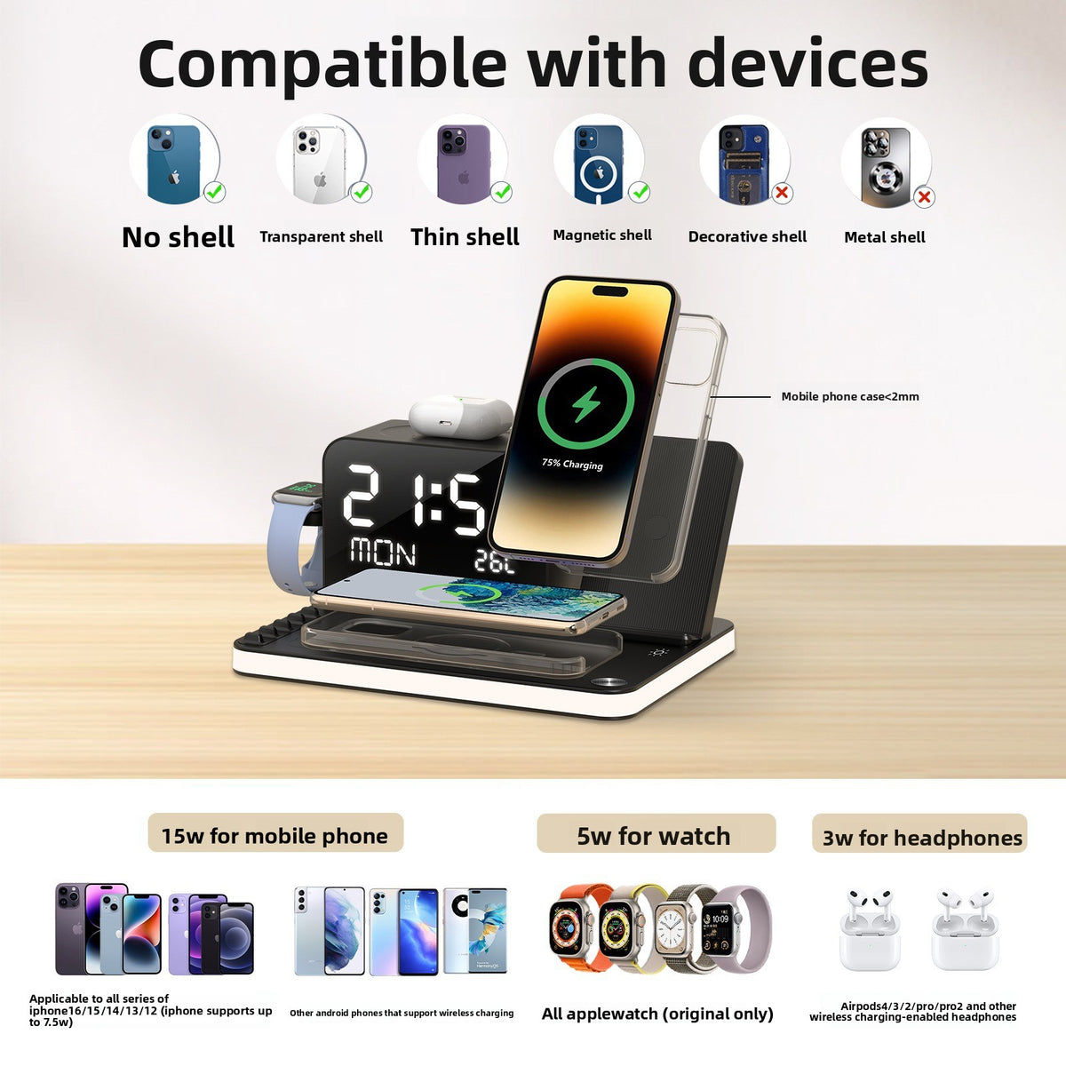7-in-1 wireless charger