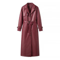 Imitation Leather Coat