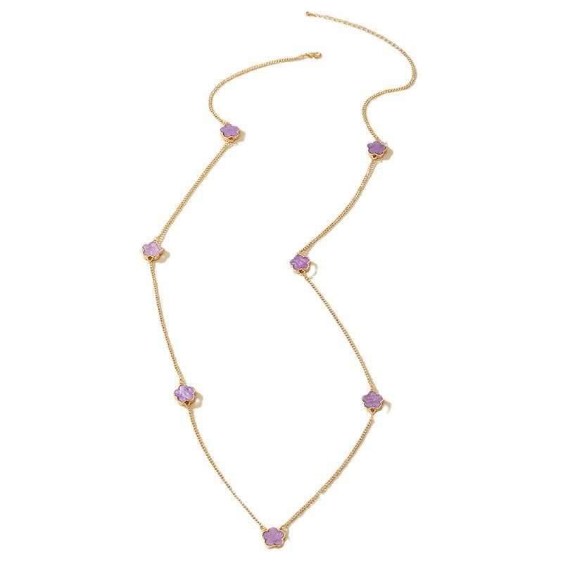 Women's Long Sweater Chain Necklace for Fall and Winter ? Fashionable, Elegant, Trendy Accessory