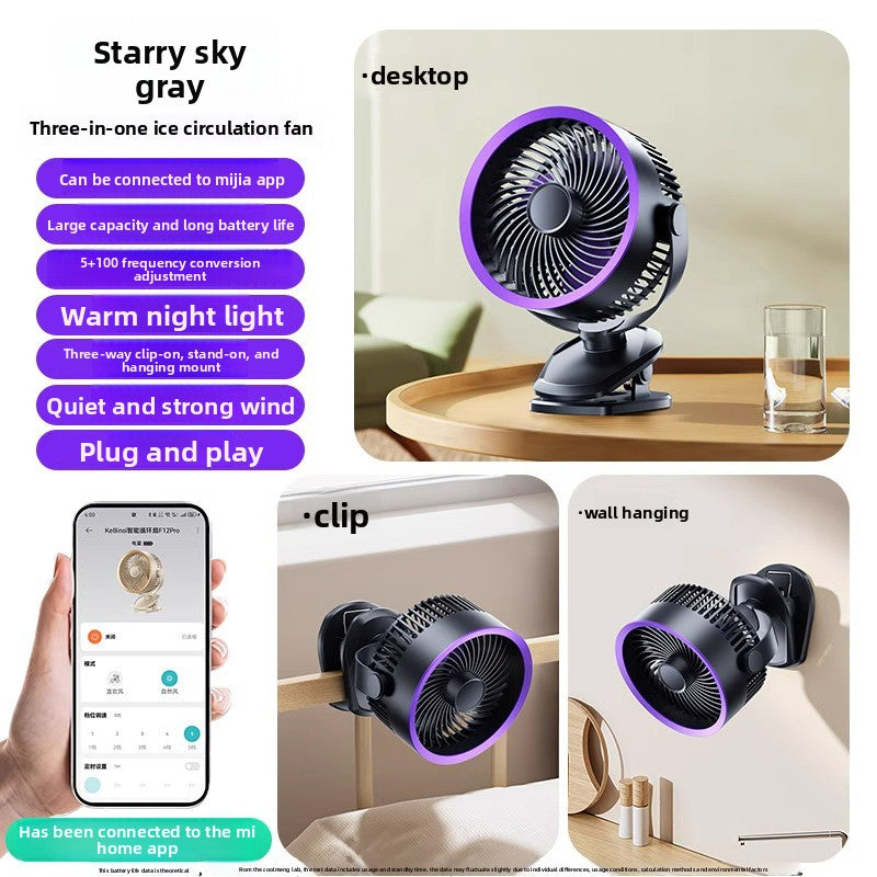 USB Rechargeable Desktop Bladeless Fan