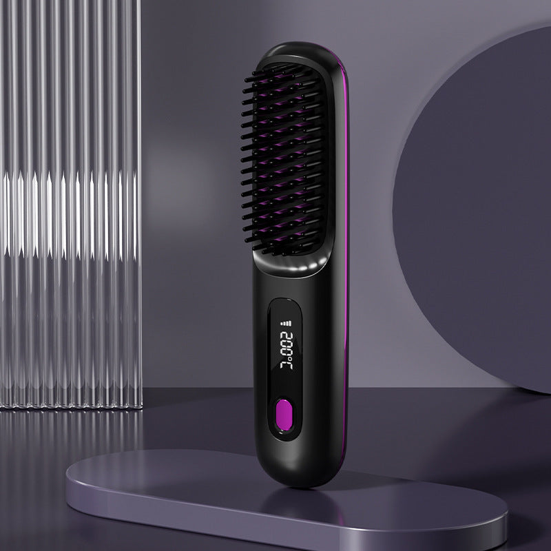 Wireless Ceramic Hair Straightener with Negative Ion