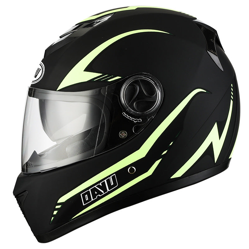 Dual Mirror Full Face Motorcycle Helmet