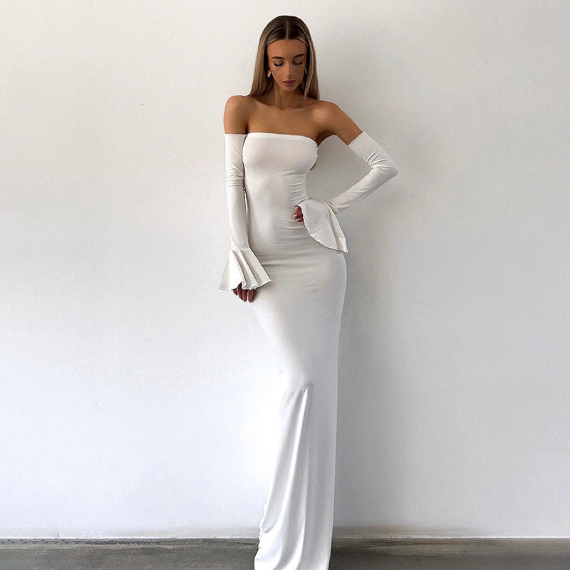 Slim Fit Fishtail Dress with