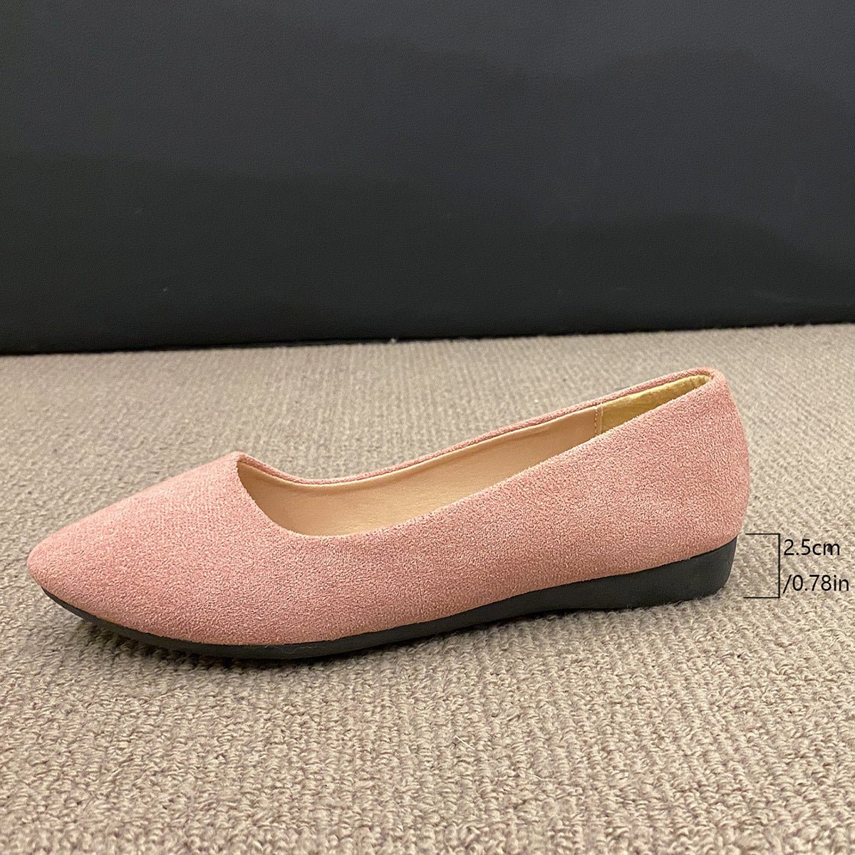 Casual Solid Color Slipon Shoes