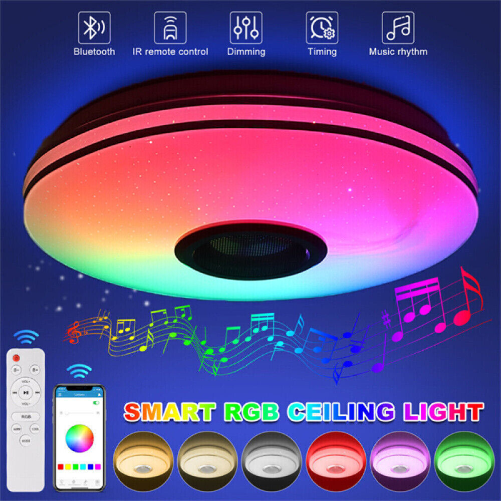 Bluetooth APP Control RGB LED Ceiling Lamp