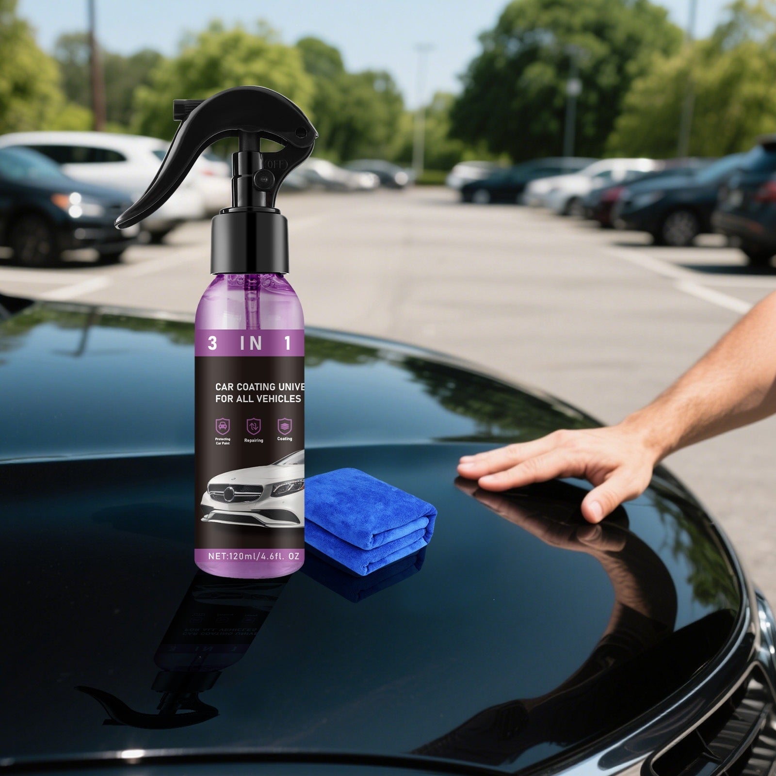 Automotive coating spray