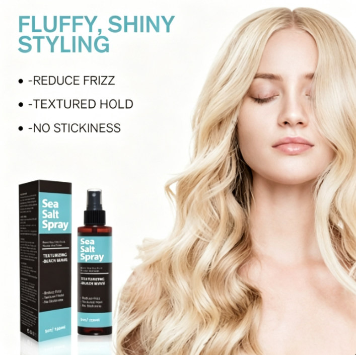 Sea Salt Texturizing Spray for Voluminous Hair