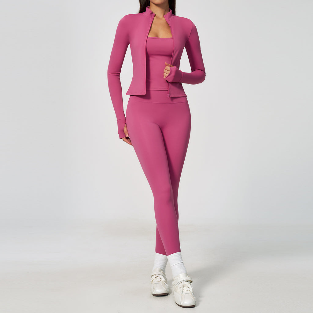 Breathable and slimming yoga wear set