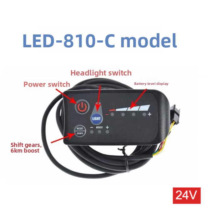 810 LED Display Instrument with Gear Shift