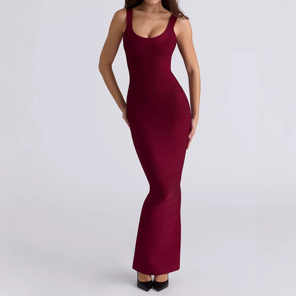 Retro Backless A-line Dress