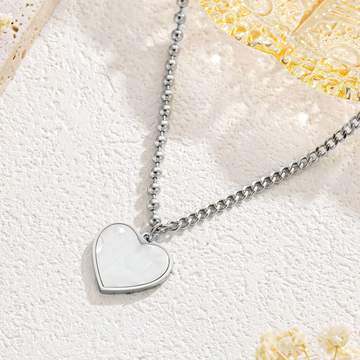 Heart Shape Shell Necklace
