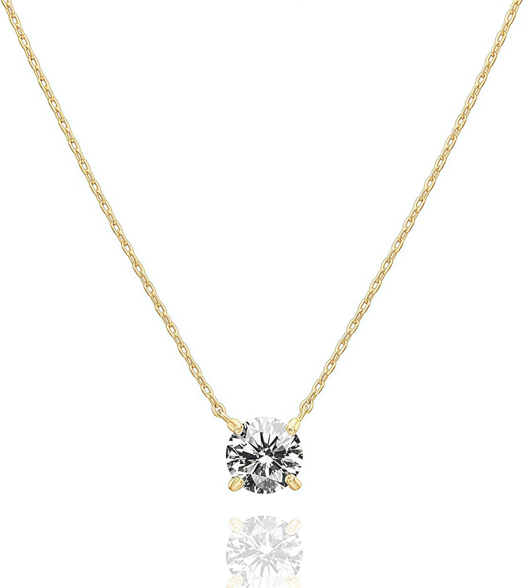 Fresh and simple collar chain pendant necklace