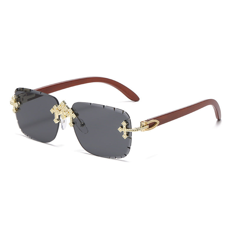 Large Square Frame Sunglasses