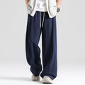 Men's Linen Blend Casual Straight Leg Pants