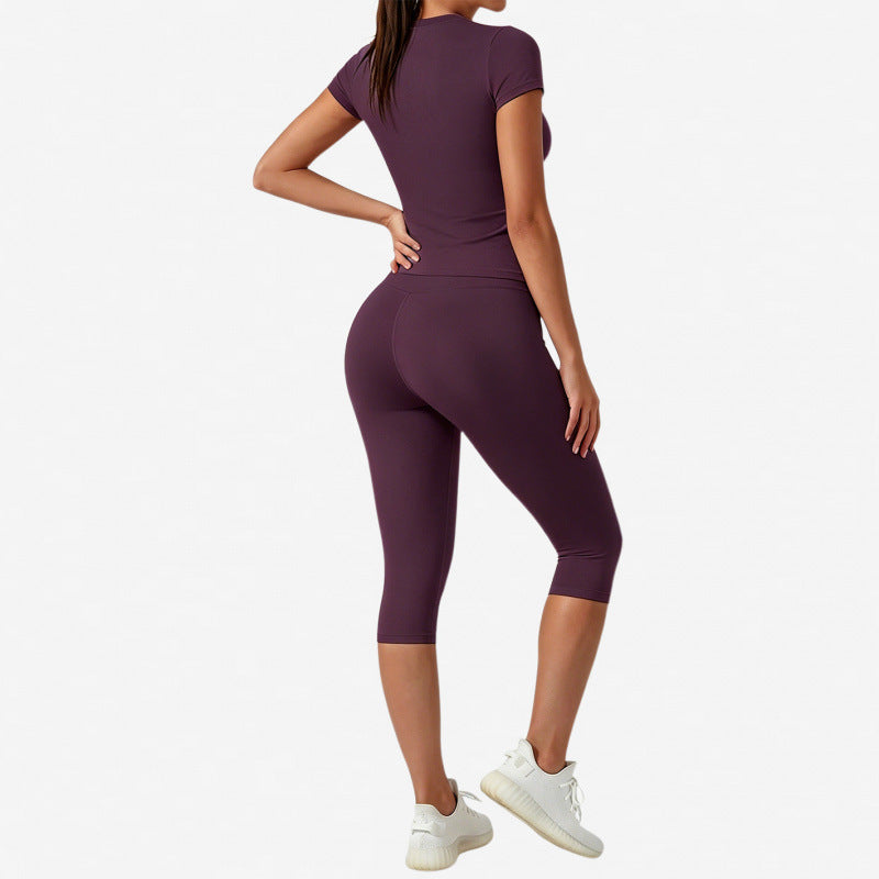 Womens High Waisted Yoga Set