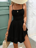 Strapless short dress